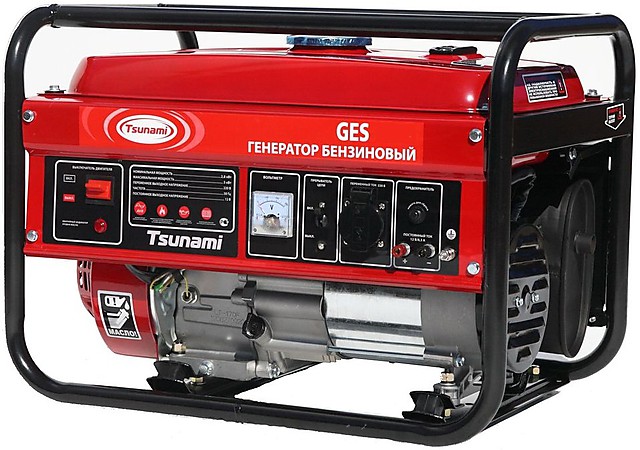 Бензиновый генератор Tsunami GES 2500 Бензогенератор GES 2500