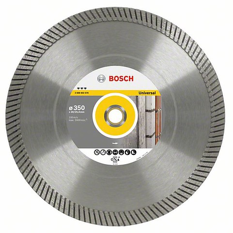 Алмазные диски Bosch Best for Universal Turbo для сухой резки Диски алмазные Best for Universal Turbo